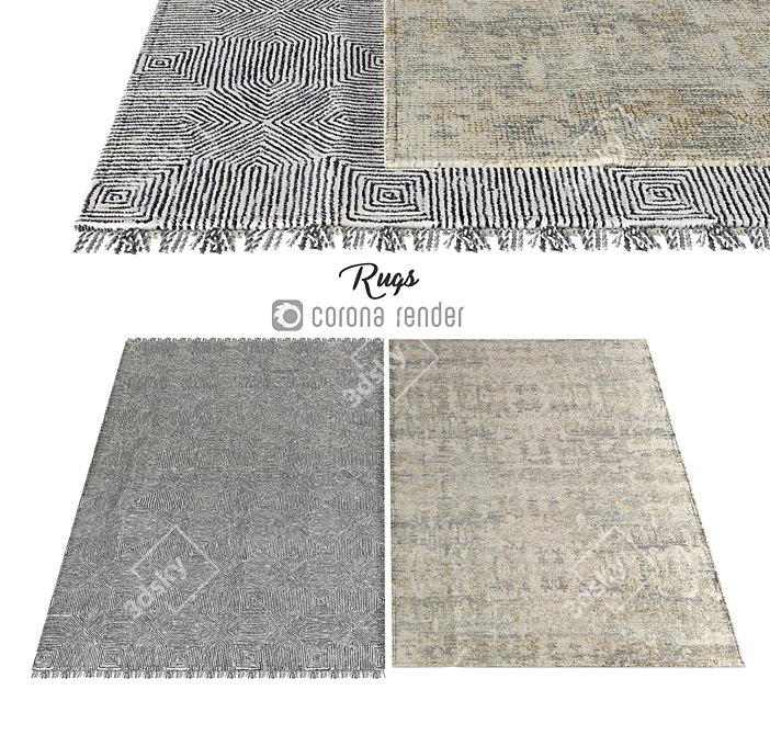 Poly-Carpet: Luxurious Flooring Diligently Crafted 3D model image 1