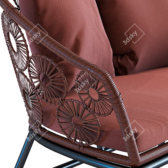 Boho Chic Ibiza Sofa 3D model image 3