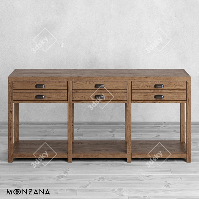 3-Section OM Printmaker Console by Moonzana 3D model image 2