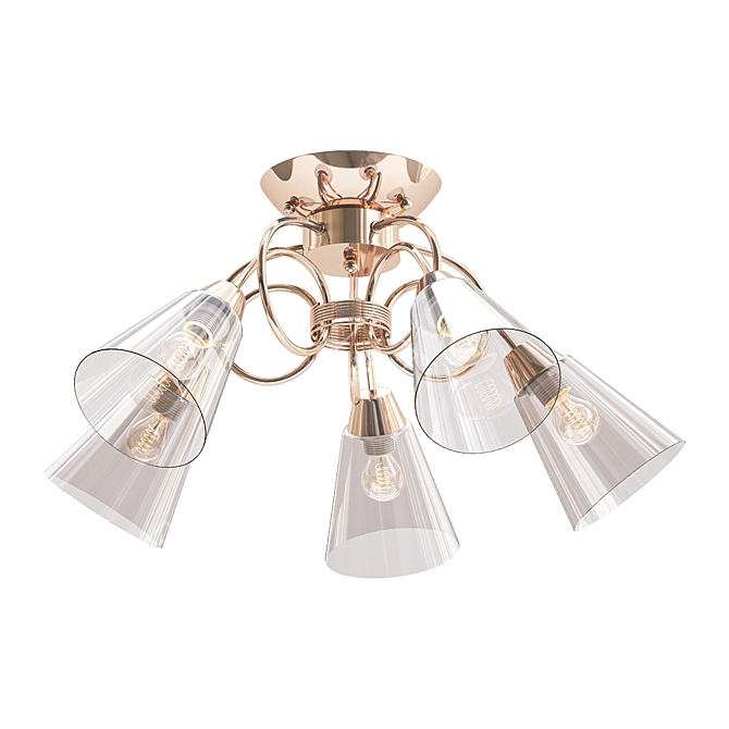 Modern Ceiling Light Fixture 3D model image 1