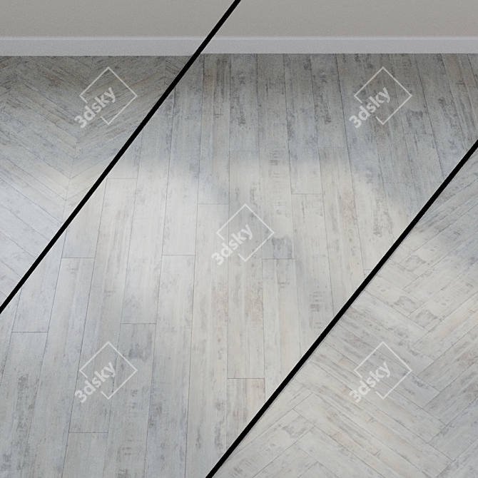 Gothenburg Calm Oak Vinyl Flooring 3D model image 1