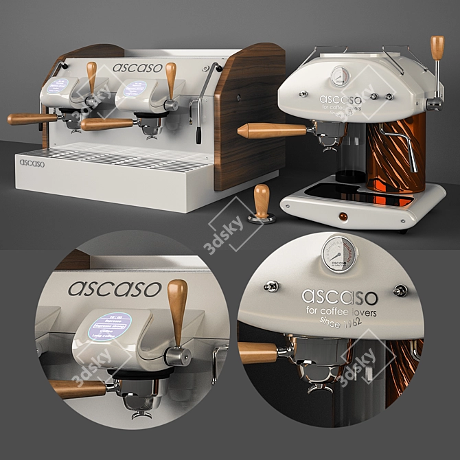 Ascaso 2015 Coffee Machine 3D model image 1
