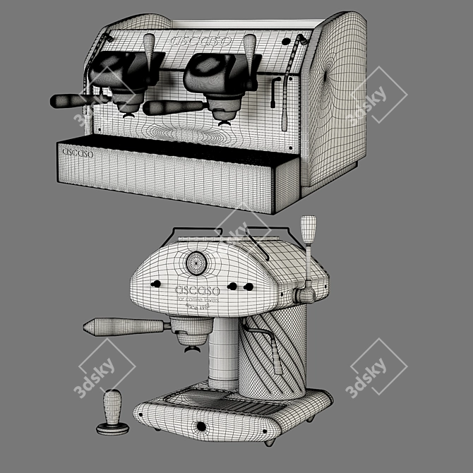 Ascaso 2015 Coffee Machine 3D model image 2