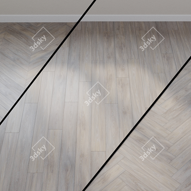 Balearic Wild Oak Vinyl Flooring 3D model image 1