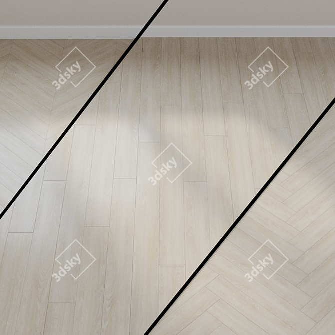 Salt Lake Oak Vinyl Flooring 3D model image 1