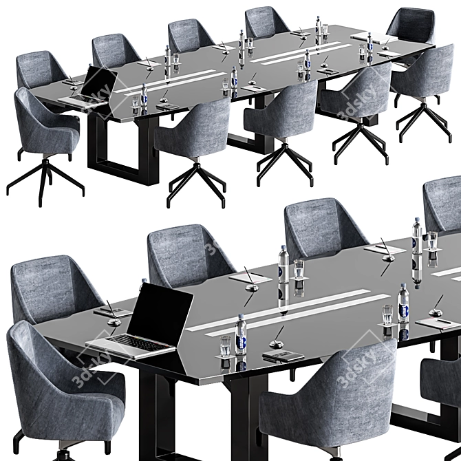 Modern Conference Table 2015 3D model image 3