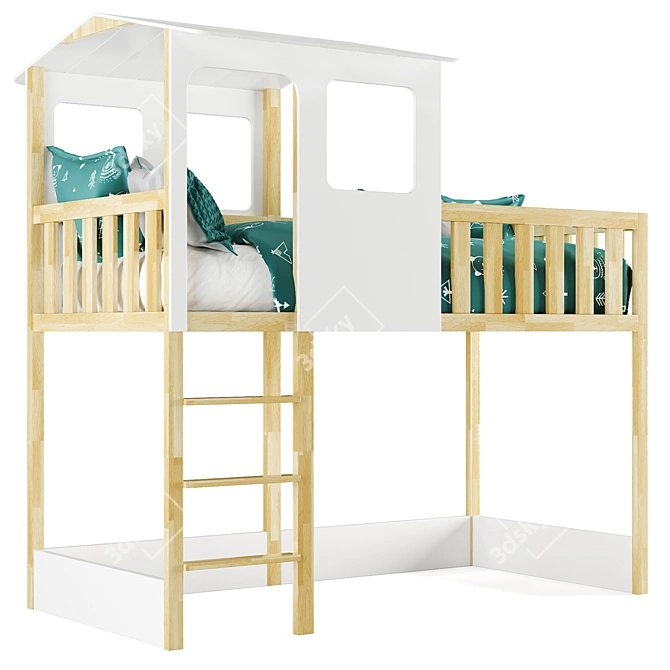 Sebara Bed-Cabin with Bed Base - Adventure Begins! 3D model image 2