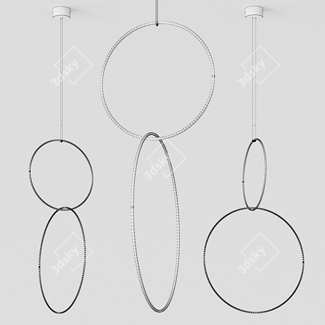 Flos Arrangements Round Pendant 3D model image 2