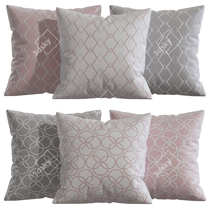 Cozy Pillow Decor for Any Interior 3D model image 1