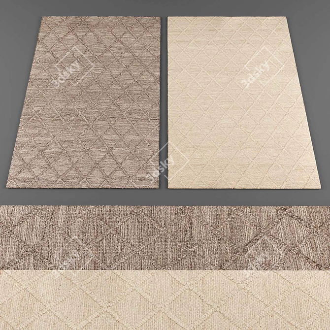 Elegant Rug Collection 3D model image 2