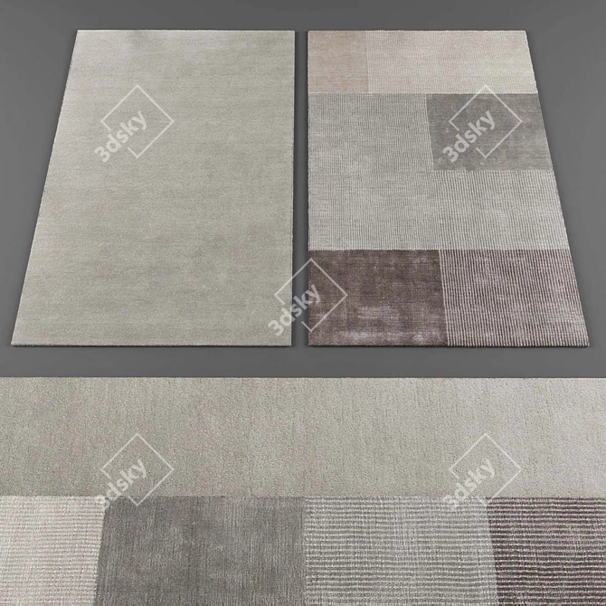 Elegant Rug Collection 3D model image 3