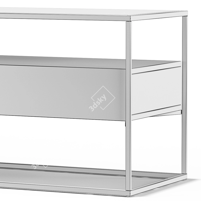 Vasagle ULTV051B01 ULTV39BX TV Stand 3D model image 4