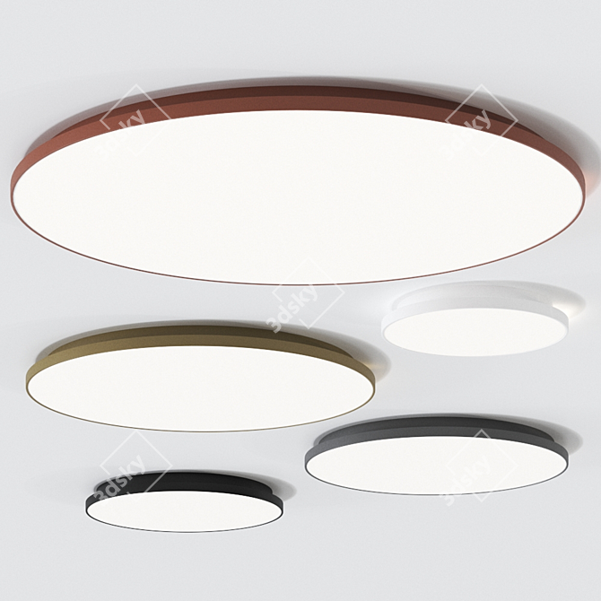 Minimalistic-Y7/X7 Ceiling Lamp by Lightnet 3D model image 1