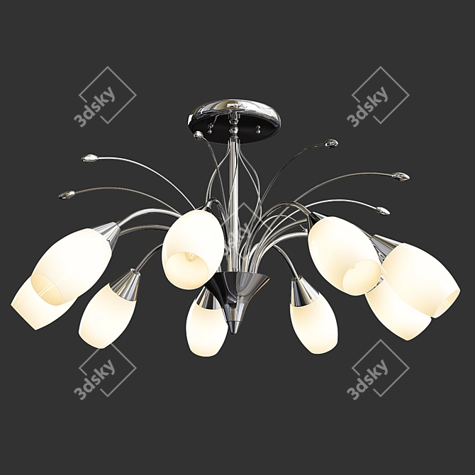 Elegant Eurosvet 22080 Chandelier 3D model image 1