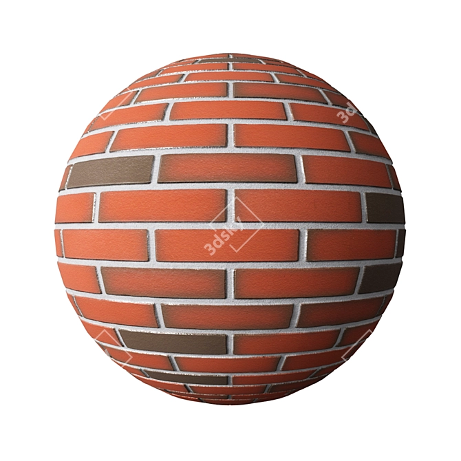 Classic Terracotta Clinker Tiles 3D model image 3