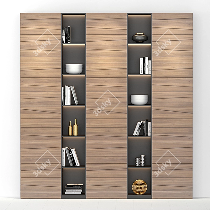 - Visual Shelf Set 3D model image 2