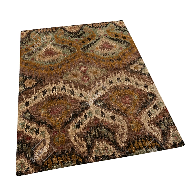 Elegant Carpet Collection: Britanny, Sienna, Thymus 3D model image 2