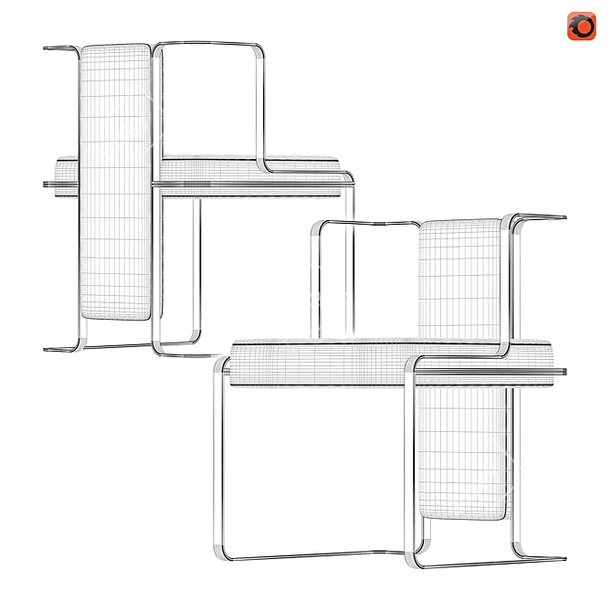 Modern Jarman Dining Chair 3D model image 6
