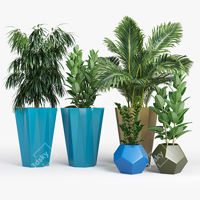 Siro Modern Planter: Stylish Design for Indoor or Outdoor Use 3D model image 2