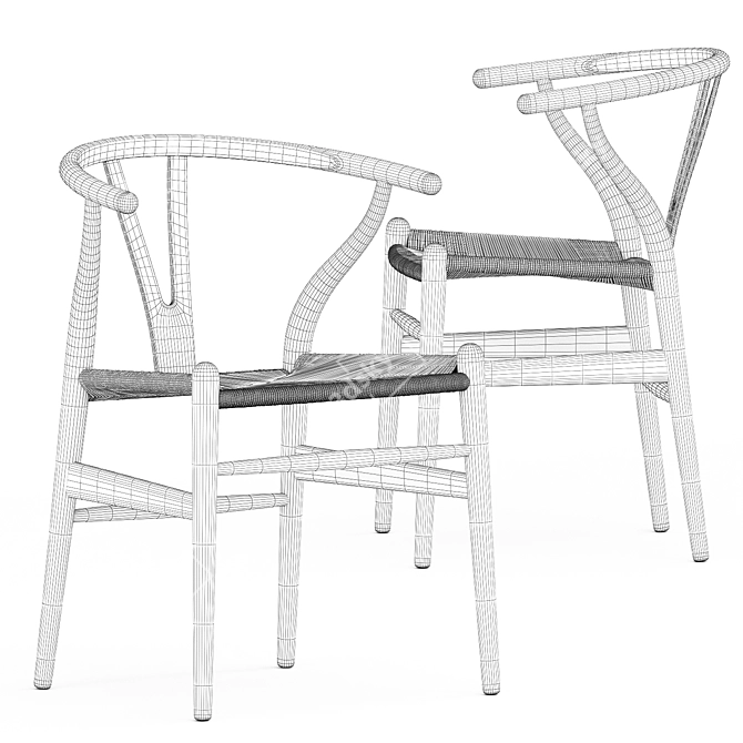 CH24 Soft: Danish Design Chair 3D model image 5