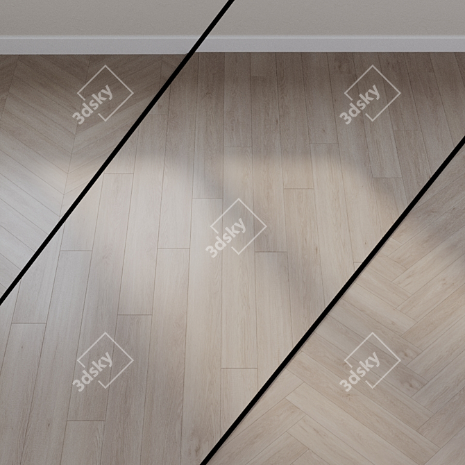 Ter Hurne Oslo Brown Vinyl Flooring 3D model image 1