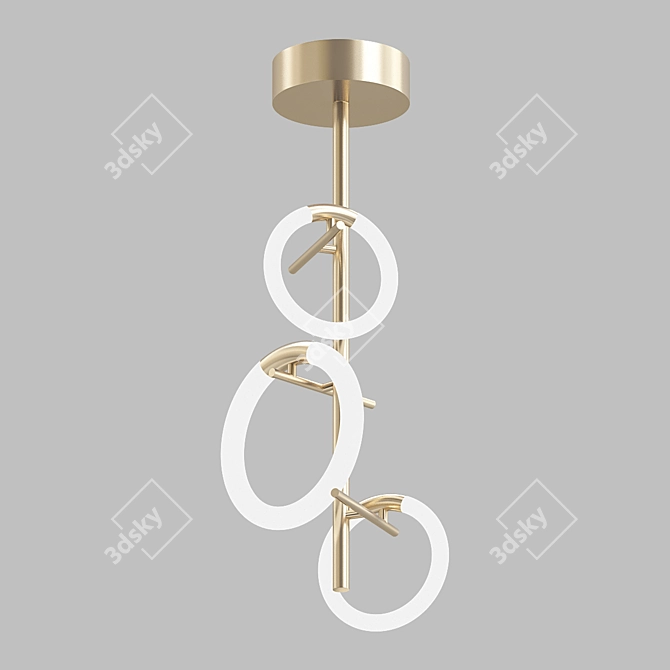 ELKHART: Stylish Design Lamps 3D model image 1