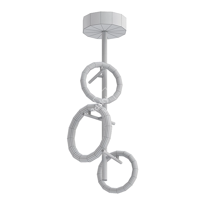 ELKHART: Stylish Design Lamps 3D model image 2