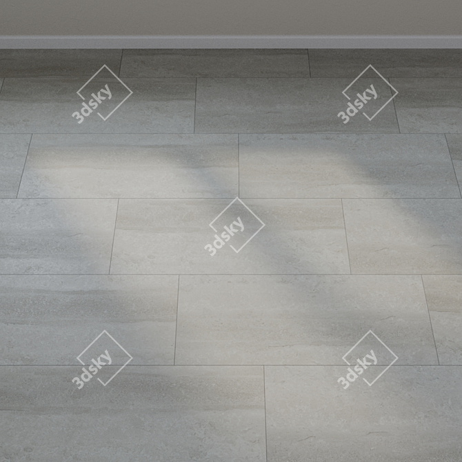 Monaco Anthracite Vinyl Flooring 3D model image 3