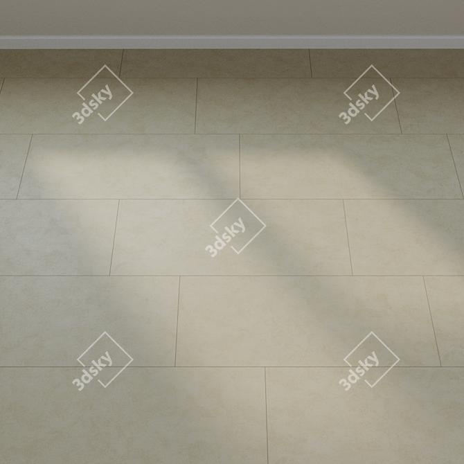 Monaco Anthracite Vinyl Flooring 3D model image 4