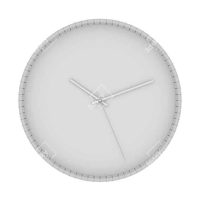 Minimalist Wall Clock - Mallhoppa Collection 3D model image 3