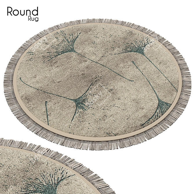 Round Rug 57 - Stylish and Versatile 3D model image 1