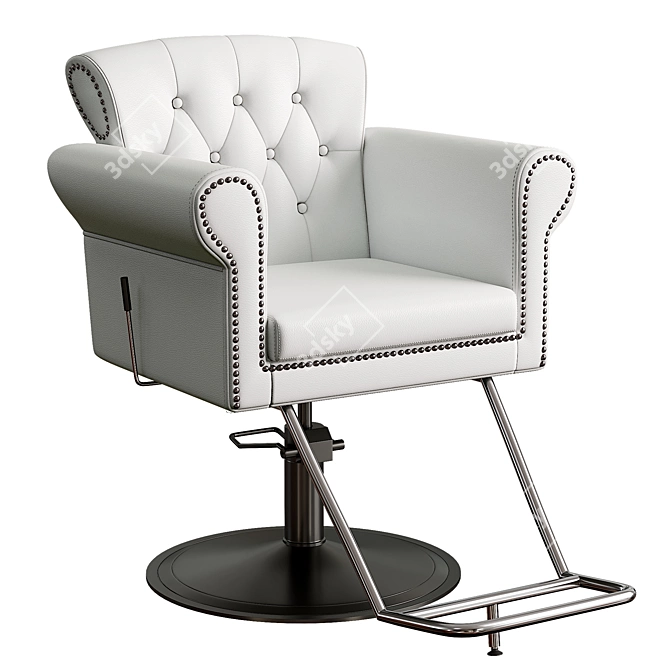 Versatile Cornwall Salon Chair 3D model image 1