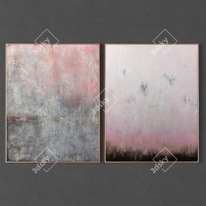 Frame Collection: 1000x790mm Frames + 2400x2400 Textures 3D model image 1