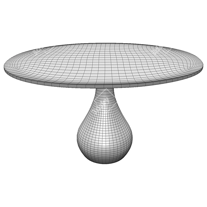 Bora Bora Bistrot Table: Elegant and Functional 3D model image 2
