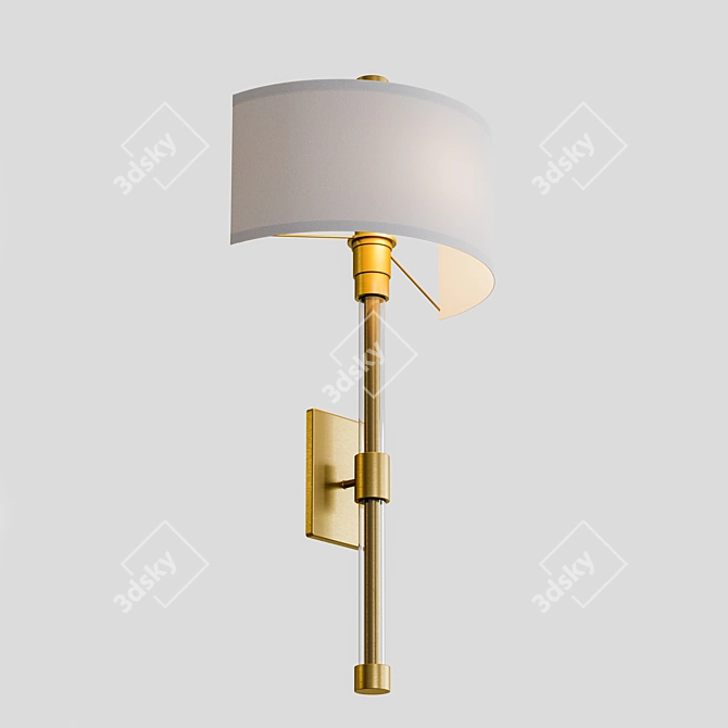 Arteriors Gardner Brass Sconce 3D model image 3