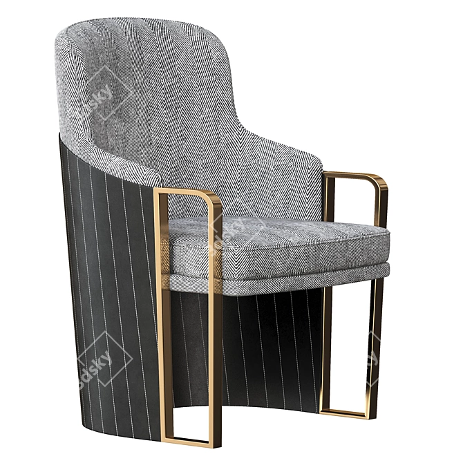 Ginger Vibes Armchair 3D model image 1