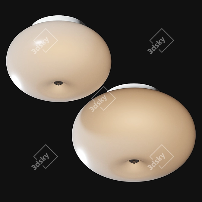 Elegant Ceiling Lamp Upgrade 3D model image 1