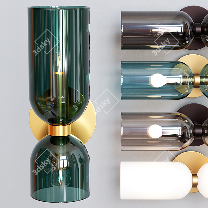 Edie Sconce: Emerald & Smok 3D model image 4