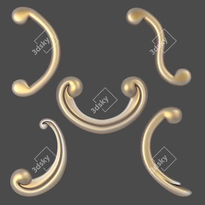 Versatile Scroll 01 - Detailed 3D Model 3D model image 2