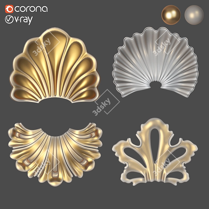 Shell 01: Versatile 3D Model Set 3D model image 1