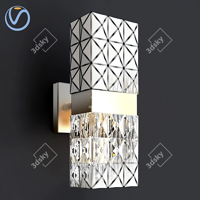 Modern Cloyd Wall Lamp 3D model image 2