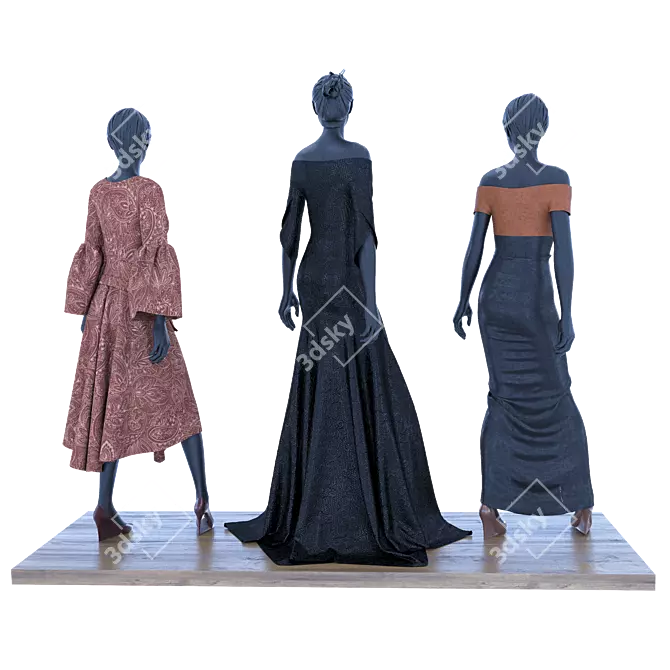 Vintage Cloth Store No. 4 3D model image 2