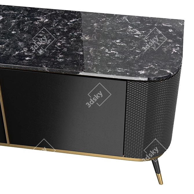 Chic Chanel Cabinet: Elegant, Stylish, Luxury 3D model image 2