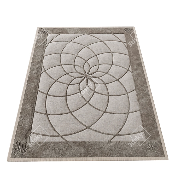 Elegant Titus Carpet: Vision Collection 3D model image 1