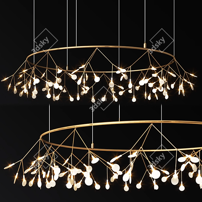 Heracleum Big Pendant Light 3D model image 3