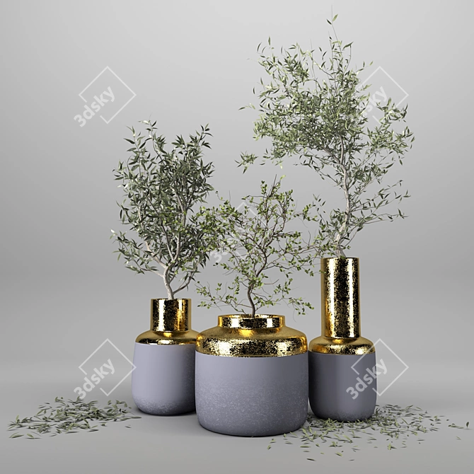 Indoor Plant Collection: 3D Model 3D model image 2