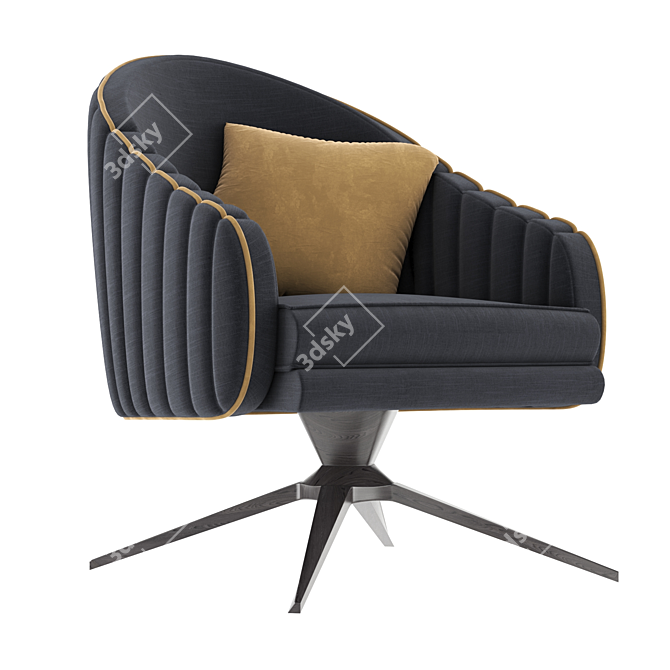 Modern Ergonomic Chair 3D model image 1