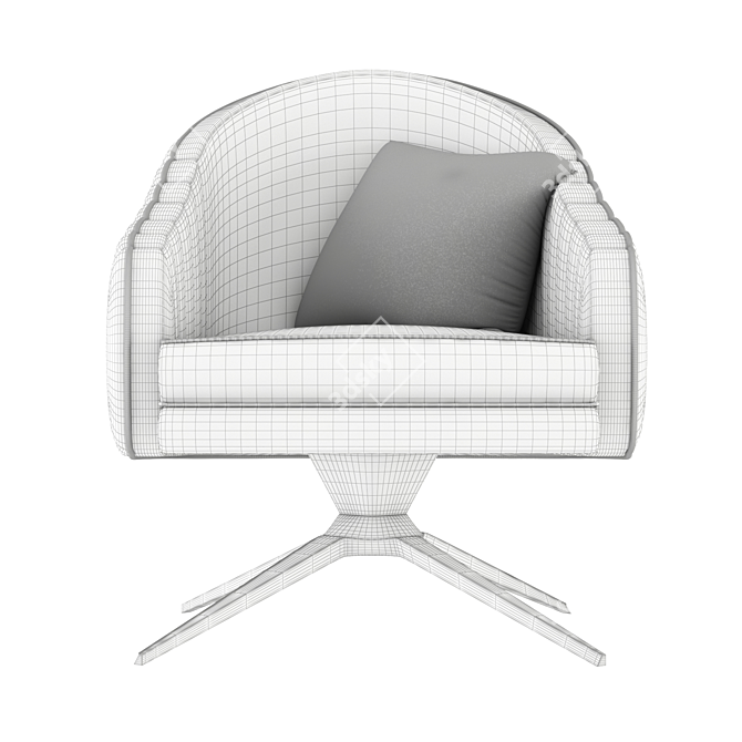 Modern Ergonomic Chair 3D model image 4