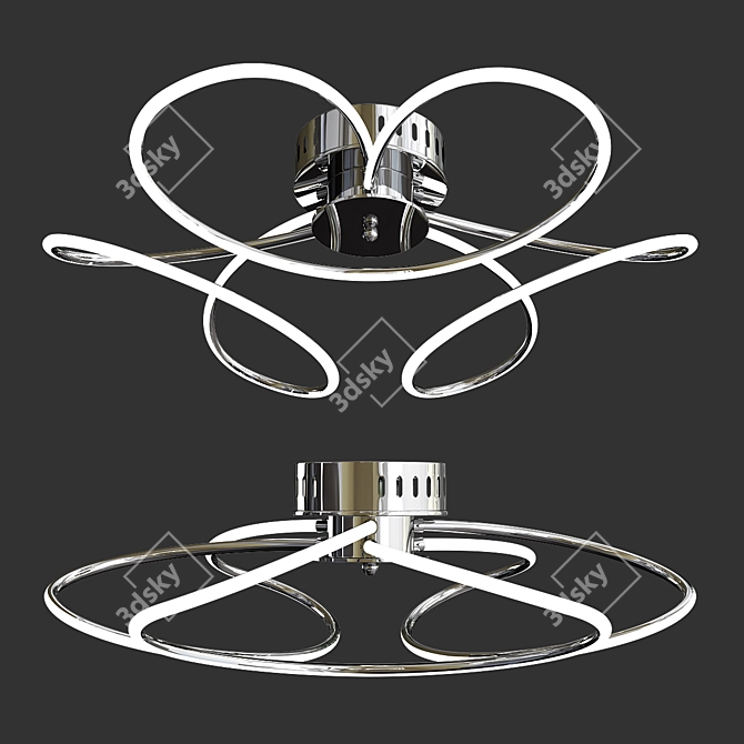 Eurosvet Lozanna: Stylish Lighting Fixture 3D model image 1