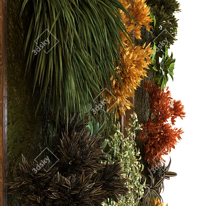 Vertical Garden Set: Space-Saving Botanical Wonderland 3D model image 4